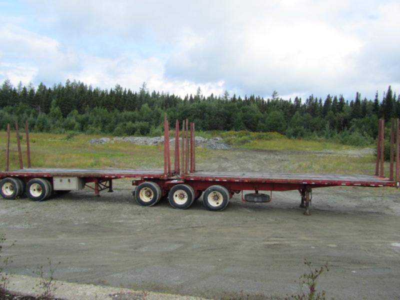 B-Train flatbed Manac 17328/18228 1993 For Sale at EquipMtl