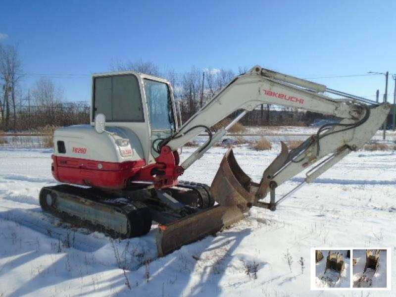 Excavatrice ( 8 tonnes et moins) Takeuchi TB260 2016 En Vente chez EquipMtl