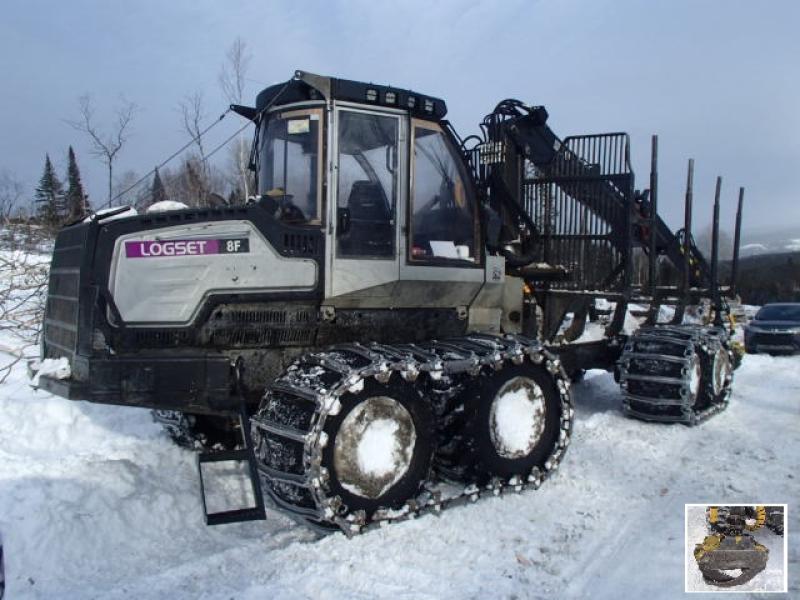 Transporteur Forestier Logset 8F GT 2016 En Vente chez EquipMtl