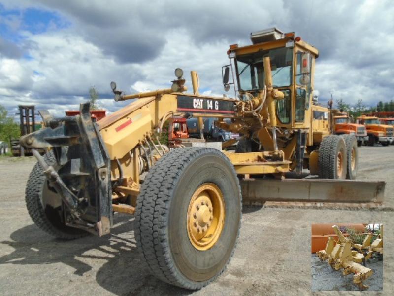 Niveleuse equip. Caterpillar 14G 1991 En Vente chez EquipMtl