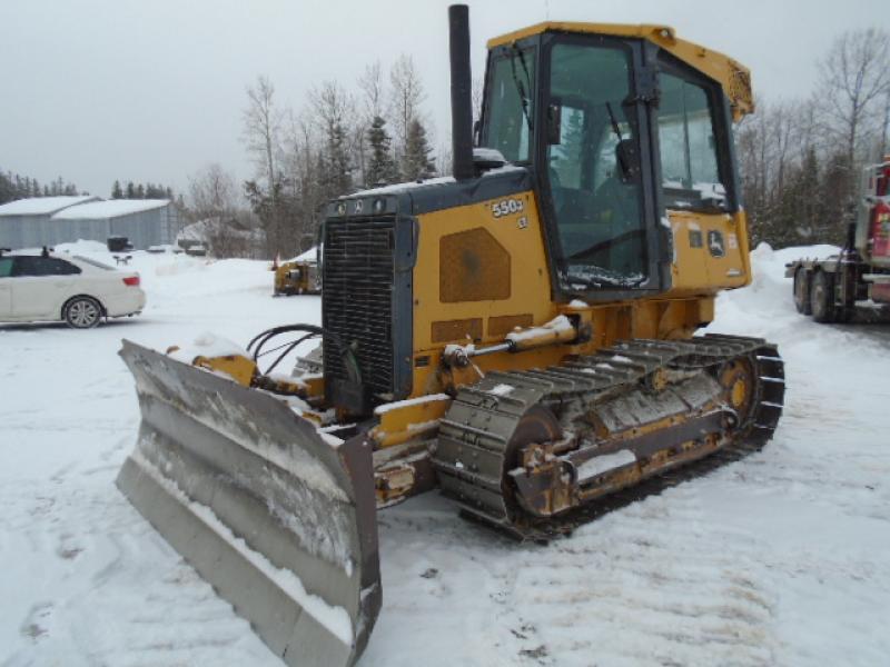 Tracteur à chaînes ( 0 à 15 tonnes) John Deere 550J LT 2010 En Vente chez EquipMtl