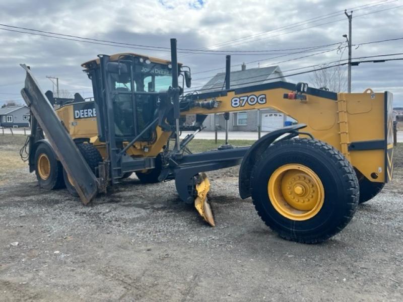 Niveleuse equip. John Deere 870G 2009 En Vente chez EquipMtl