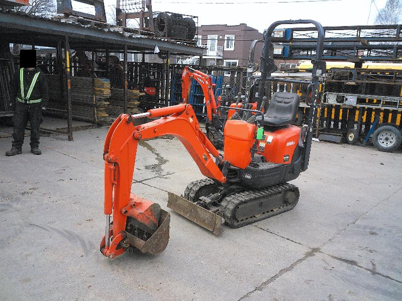 Excavator ( 8 tons and less) Kubota K008-3 2016 For Sale at EquipMtl