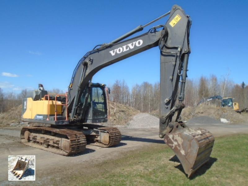 Excavatrice ( 9 à 19 tonnes) Volvo EC160EL 2017 En Vente chez EquipMtl